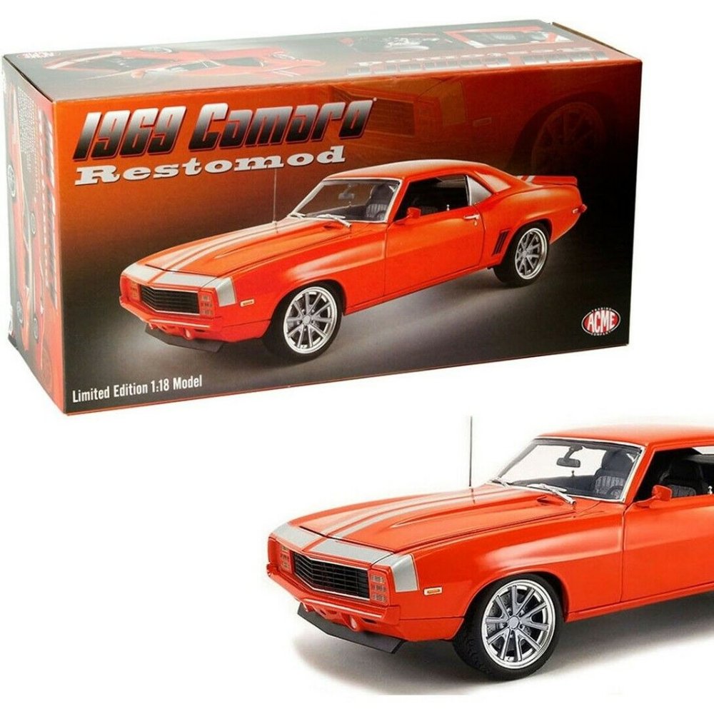 NIB Acme Die-cast 1:18 1969 Camaro Restomod